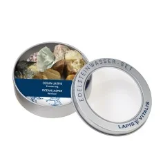 Lapis Vitalis - Wassersteine - Ozeanjaspis - in Metall-Geschenkdose