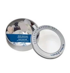 Lapis Vitalis - Wassersteine - Mischung - Basis - in Metall-Geschenkdose
