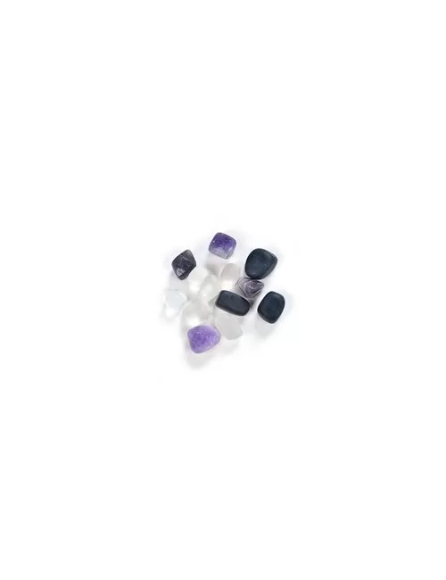 Lapis Vitalis - Wassersteine - Mischung - Schutz & Reinigung in Metall-Geschenkdose