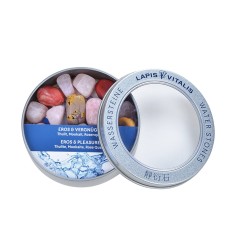 Lapis Vitalis - Wassersteine - Mischung -  Eros & Vergnügen in Metall-Geschenkdose