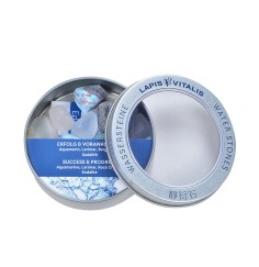 Lapis Vitalis - Wassersteine - Mischung -  Erfolg und Vorankommen in Metall-Geschenkdose