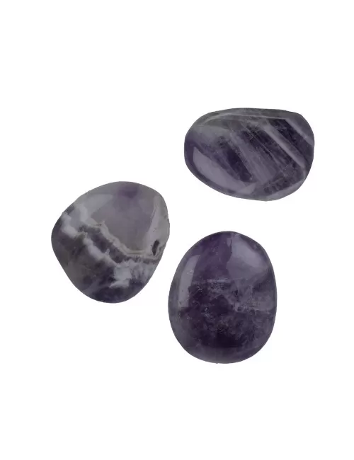Heil- & Edelsteine - Scheibensteine - Amethystquarz dunkel / Chevron-Amethyst - 500gr Beutel