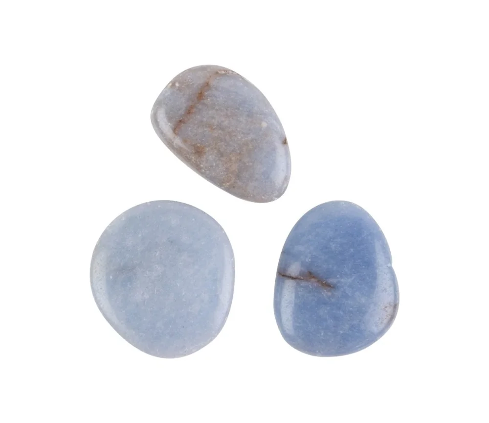 Heil- & Edelsteine - Scheibensteine - Angelit (Anhydrit) - 500gr Beutel