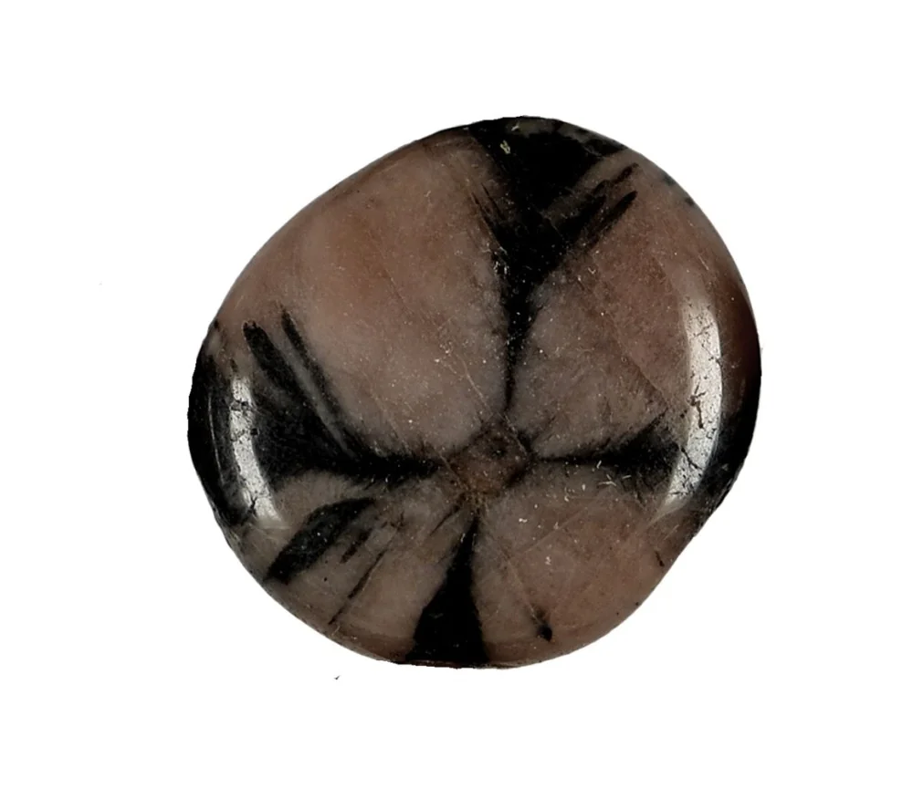 Heil- & Edelsteine - Scheibensteine - Chiastolith (Andalusit) A/A - 500gr Beutel