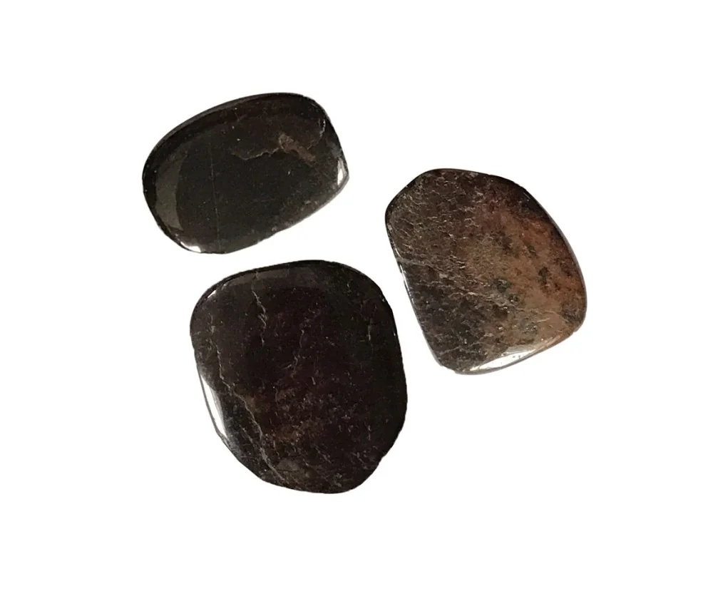 Heil- & Edelsteine - Scheibensteine - Granat (Almandin), 2,5 - 3,5cm (klein, flach) - 500gr Beutel