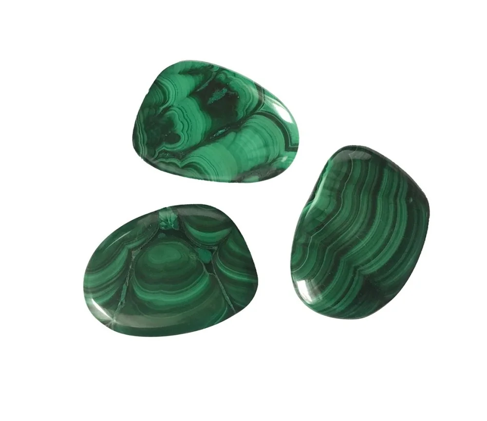 Heil- & Edelsteine - Scheibensteine - Malachit (stab.) - 250gr Beutel