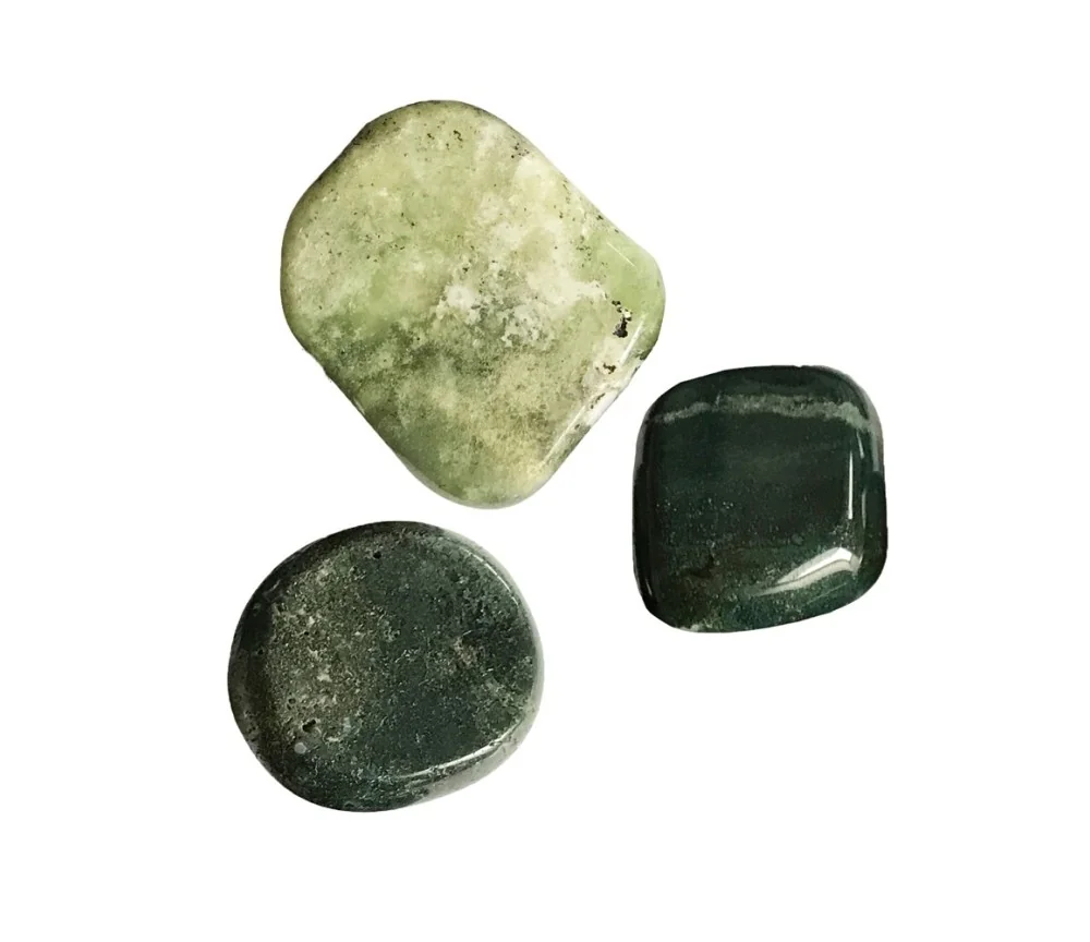 Heil- & Edelsteine - Scheibensteine - Moosachat B - 500gr Beutel