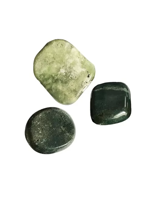 Heil- & Edelsteine - Scheibensteine - Moosachat B - 500gr Beutel