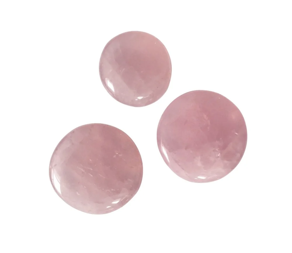 Heil- & Edelsteine - Scheibensteine - Rosenquarz extra - 500gr Beutel