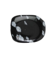 Heil- & Edelsteine - Scheibensteine - Obsidian (Schneeflockenobsidian) - 500gr Beutel