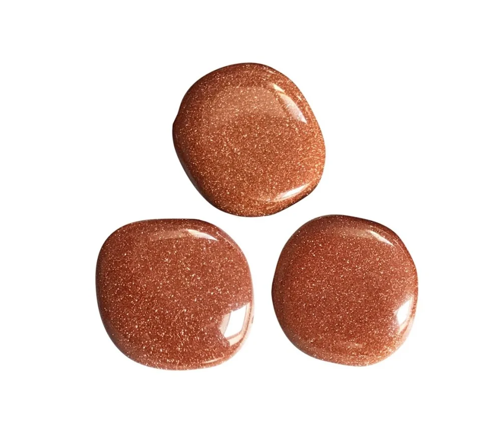 Heil- & Edelsteine - Scheibensteine - Goldfluss braun (synth. Glas) - 500gr Beutel