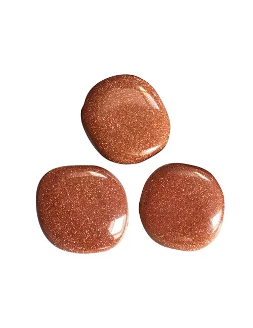 Heil- & Edelsteine - Scheibensteine - Goldfluss braun (synth. Glas) - 500gr Beutel