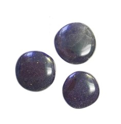 Heil- & Edelsteine - Scheibensteine - Goldfluß violett (synth. Glas) - 500gr Beutel