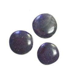 Heil- & Edelsteine - Scheibensteine - Goldfluß violett (synth. Glas) - 500gr Beutel