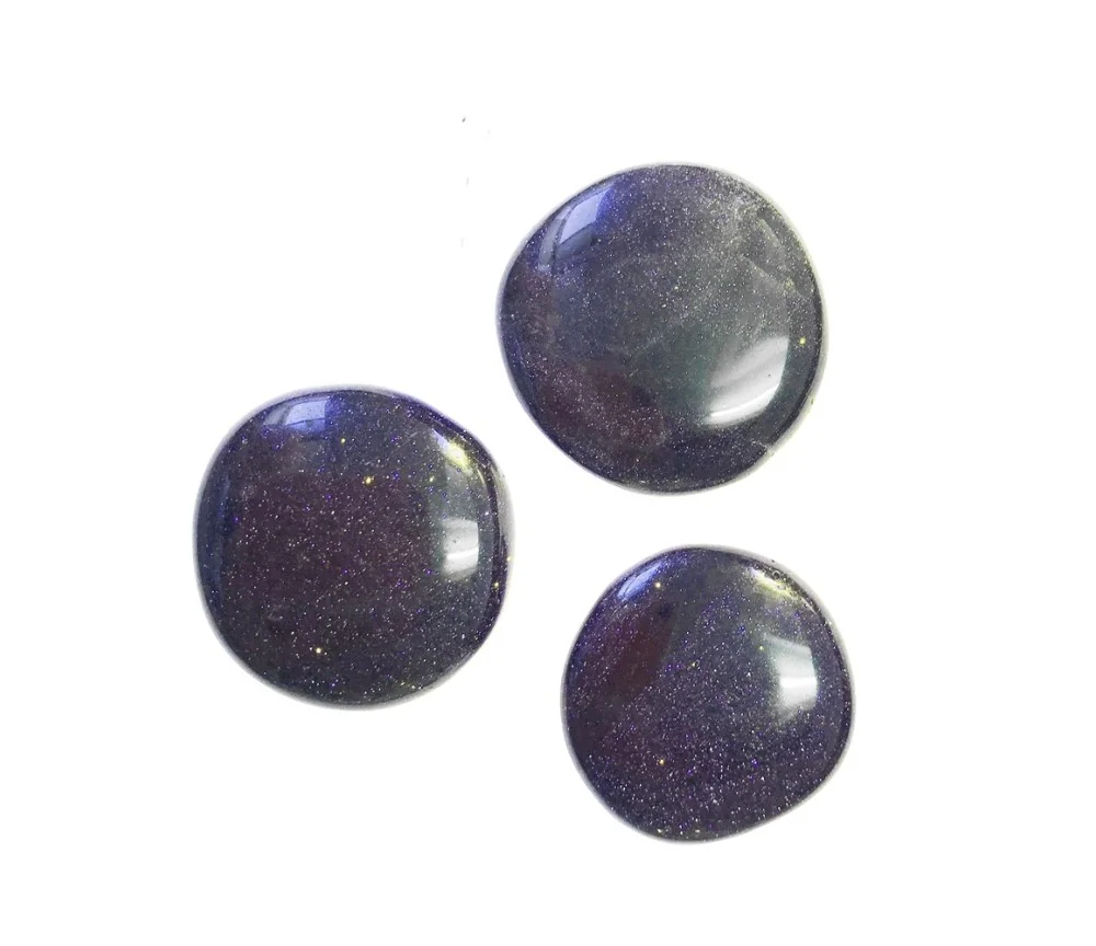 Heil- & Edelsteine - Scheibensteine - Goldfluß violett (synth. Glas) - 500gr Beutel