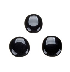 Heil- & Edelsteine - Scheibensteine - Obsidian (schwarz) - 500gr Beutel
