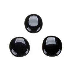 Heil- & Edelsteine - Scheibensteine - Obsidian (schwarz) - 500gr Beutel