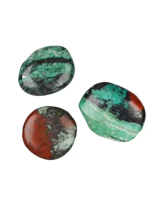 Heil- & Edelsteine - Scheibensteine - Sonora Sunrise (Chrysocoll mit Cuprit) - 500gr Beutel