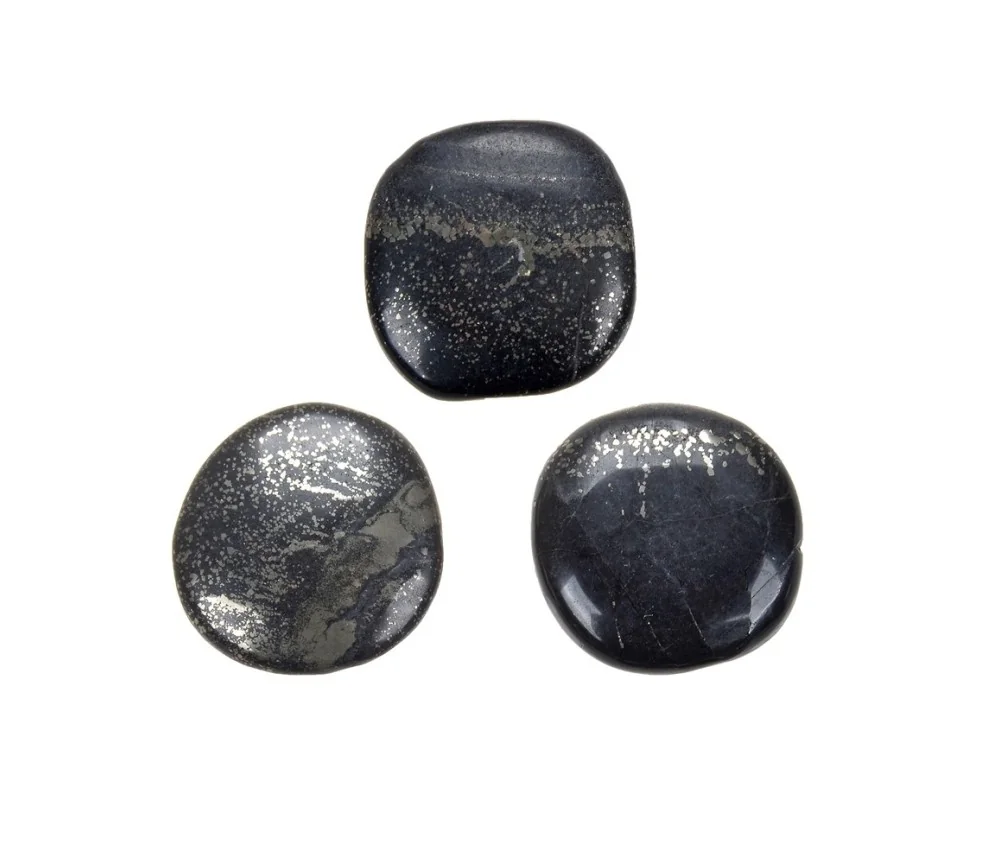 Heil- & Edelsteine - Scheibensteine - Pyrit in Schiefer - 500gr Beutel