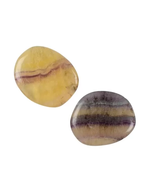 Heil- & Edelsteine - Scheibensteine - Fluorit (gelb gebändert) - 500gr Beutel