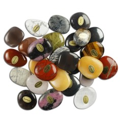 Heil- & Edelsteine - Scheibensteine - gemischte Sorten - 1kg Beutel