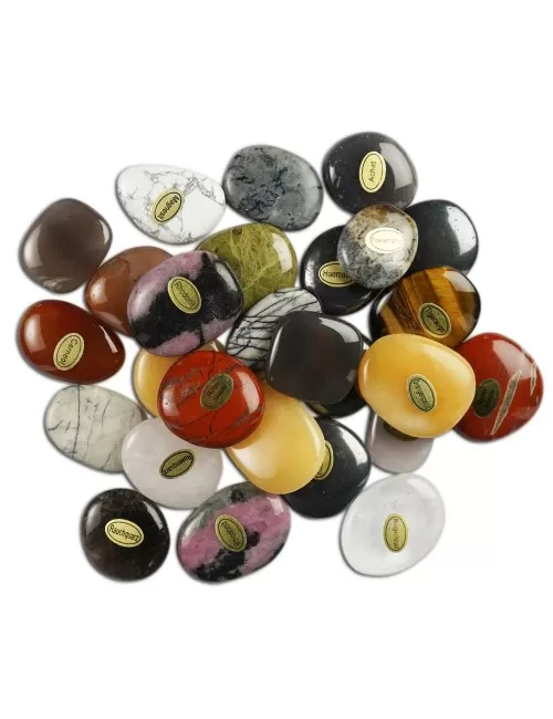 Heil- & Edelsteine - Scheibensteine - gemischte Sorten - 1kg Beutel