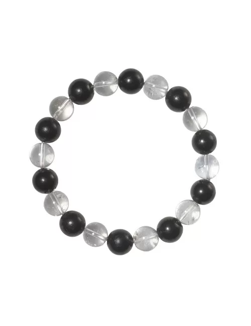 Armband - Kugeln - 8mm - Schungit