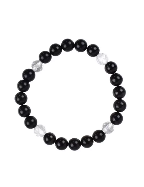 Armband - Kugeln - 8mm - Schungit