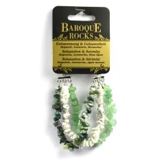 Armband - Barock Kombi - Magnesit, Aventurin, Moosachat - Entspannung & Gelassenheit