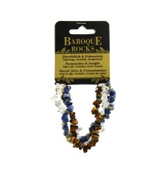 Armband - Barock Kombi - Tigerauge, Sodalith, Bergkristall - Durchblick & Erkenntnis