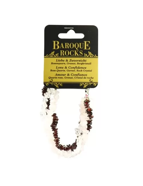 Armband - Barock Kombi - Rosenquarz