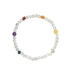 Armband - Chakra - Crystal , 19cm (elastisch)