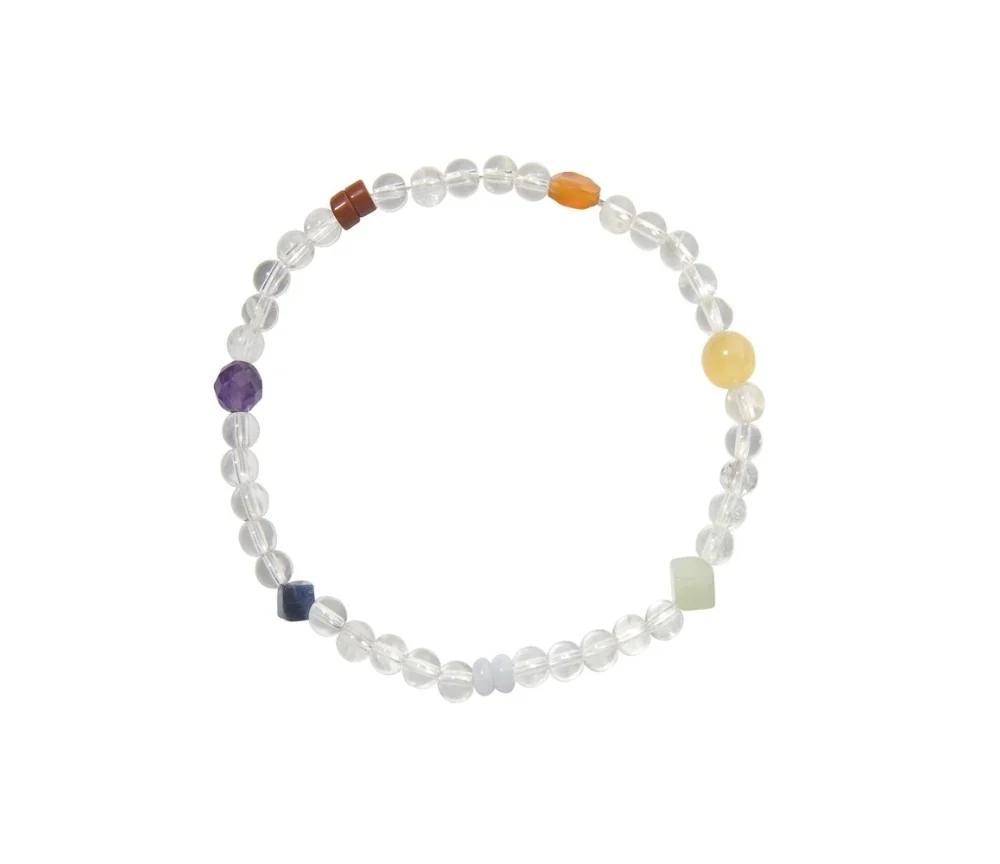 Armband - Chakra - Crystal , 19cm (elastisch)