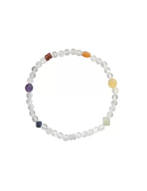 Armband - Chakra - Crystal , 19cm (elastisch)