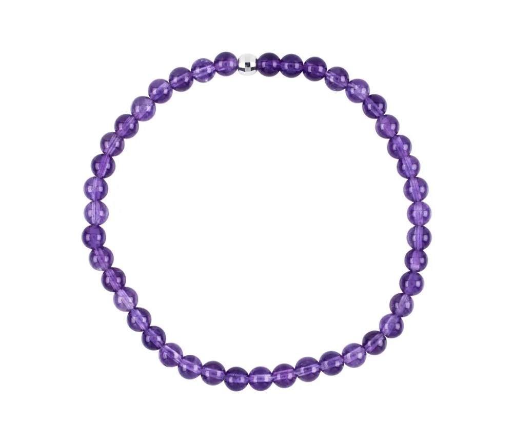 Armband - Amethyst, 04mm Kugeln