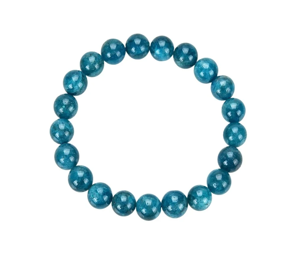 Armband - Apatit (stab.), 09-10mm Kugeln