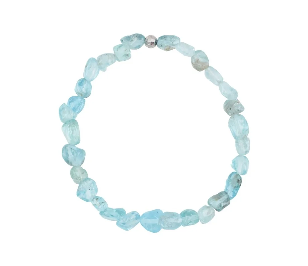 Armband - Apatit (stab.), 06-08mm Nuggets