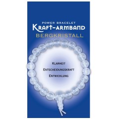 Armband - Kraft - Bergkristall