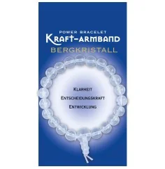 Armband - Kraft - Bergkristall
