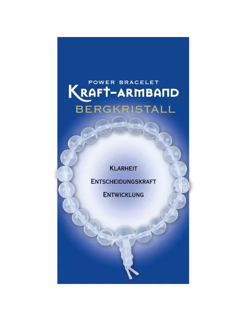 Armband - Kraft - Bergkristall