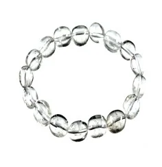 Armband - Bergkristall, 10 - 12mm Nuggets