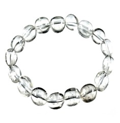 Armband - Bergkristall, 18 - 22mm Nuggets