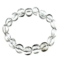 Armband - Bergkristall, 18 - 22mm Nuggets