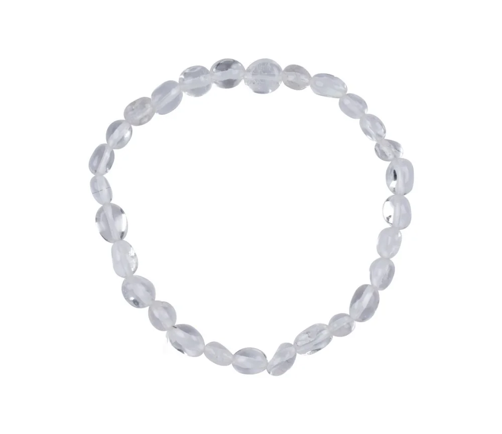 Armband - Bergkristall, 08-10mm Nuggets