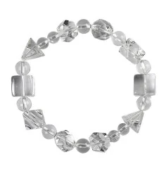 Armband - Bergkristall, Platonische Körper