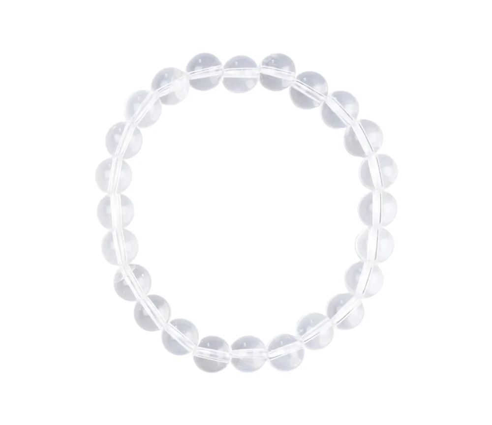 Armband - Bergkristall, 08mm Kugeln