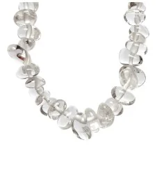 SchmuckSet - Barock Classic - (Collier, Armband, Ohrringe) -Klarheit - Bergkristall