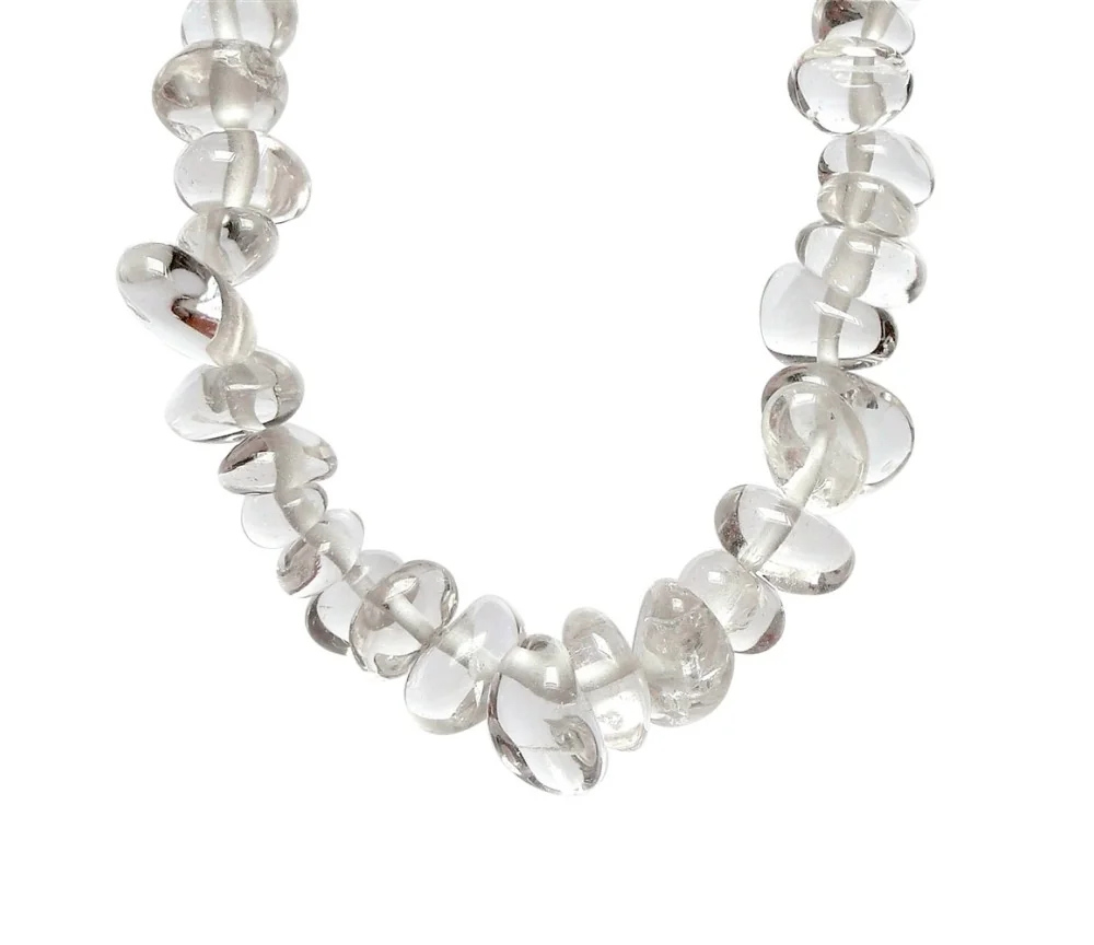 SchmuckSet - Barock Classic - (Collier, Armband, Ohrringe) -Klarheit - Bergkristall