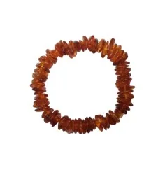 Armband - Bernstein Splitter dunkel, 14cm