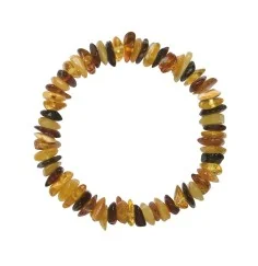 Armband - Bernstein Splitter bunt, 19cm